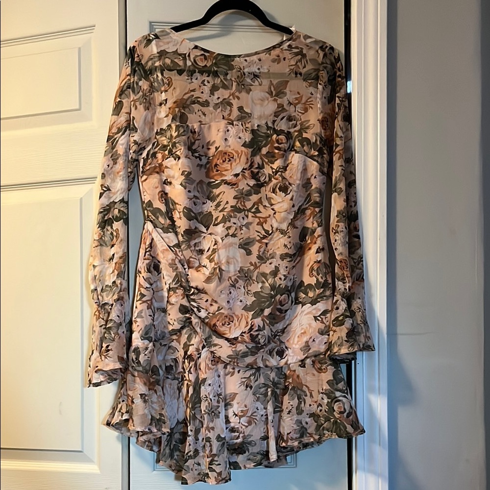 Floral Long Sleeve Dress